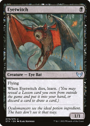 Eyetwitch (70) [Strixhaven: School of Mages]