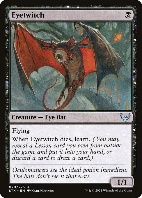 Eyetwitch (70) [Strixhaven: School of Mages]