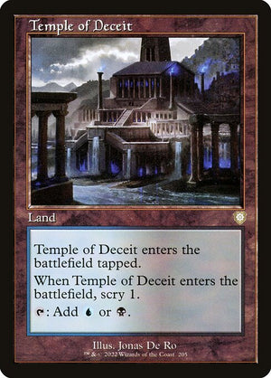 Temple of Deceit (205) [The Brothers' War Commander]