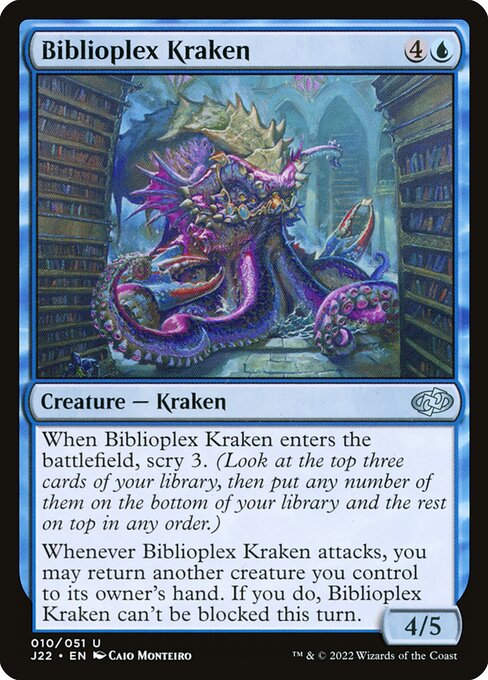 Biblioplex Kraken (10) [Jumpstart 2022]