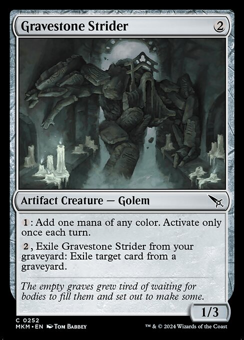 Gravestone Strider (252) [Murders at Karlov Manor]