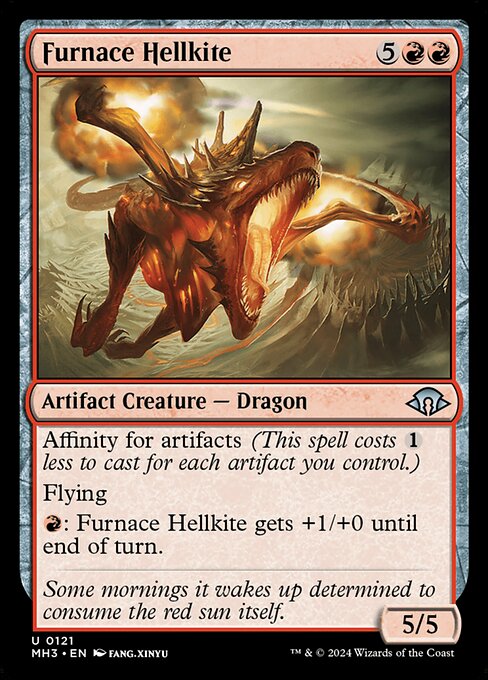 Furnace Hellkite (121) [Modern Horizons 3]