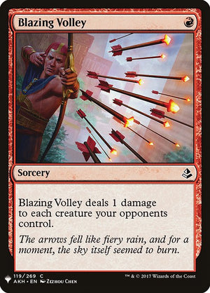 Blazing Volley (AKH-119) [The List]