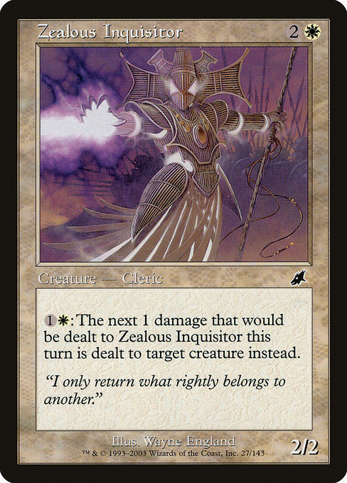 Zealous Inquisitor (27) [Scourge]
