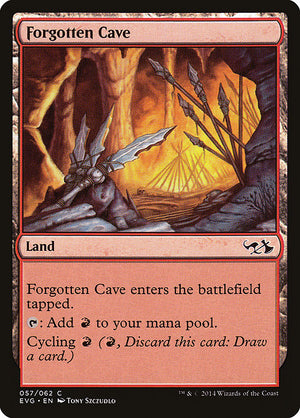 Forgotten Cave (57) [Duel Decks Anthology: Elves vs. Goblins]