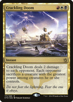 Crackling Doom (171s) [Khans of Tarkir Promos]