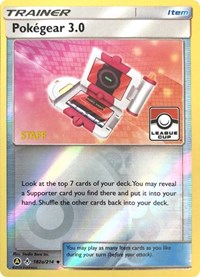 Pokegear 3.0 - 182a/214 (League Cup) [Staff] (182a/214) [League and Championship Cards]