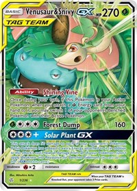 Venusaur & Snivy GX (1/236) [SM Cosmic Eclipse]