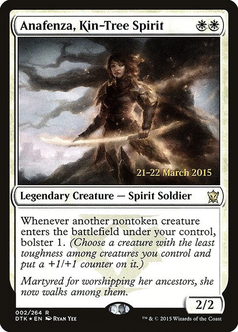 Anafenza, Kin-Tree Spirit (2s) [Dragons of Tarkir Promos]