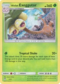 Alolan Exeggutor - 2/12 (002/012) [McDonalds Promos 2019]