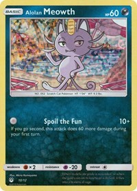 Alolan Meowth - 10/12 (010/012) [McDonalds Promos 2019]