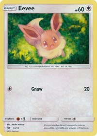 Eevee - 12/12 (012/012) [McDonalds Promos 2019]