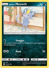 Alolan Meowth (128/236) [SM Cosmic Eclipse]