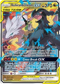 Reshiram & Zekrom GX (157/236) [SM Cosmic Eclipse]