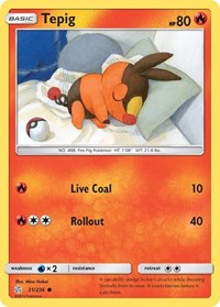 Tepig (31/236) [SM Cosmic Eclipse]