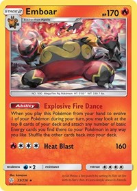 Emboar (33/236) [SM Cosmic Eclipse]