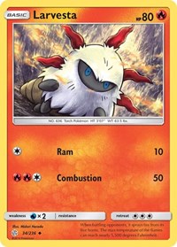 Larvesta (34/236) [SM Cosmic Eclipse]