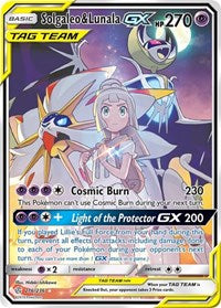 Solgaleo & Lunala GX (Full Art) (216/236) [SM Cosmic Eclipse]
