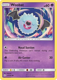 Woobat (87/236) [SM Cosmic Eclipse]