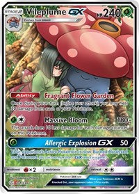 Vileplume GX (Full Art) (211/236) [SM Cosmic Eclipse]