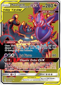 Naganadel & Guzzlord GX (Full Art) (223/236) [SM Cosmic Eclipse]
