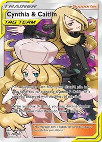 Cynthia & Caitlin (Full Art) (228/236) [SM Cosmic Eclipse]