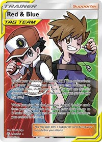 Red & Blue (Full Art) (234/236) [SM Cosmic Eclipse]