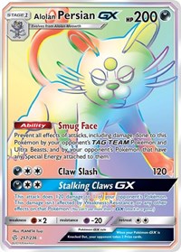 Alolan Persian GX (Secret) (257/236) [SM Cosmic Eclipse]