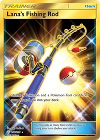 Lana's Fishing Rod (Secret) (266/236) [SM Cosmic Eclipse]