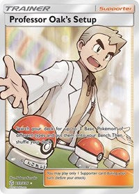 Professor Oak's Setup (Full Art) (233/236) [SM Cosmic Eclipse]