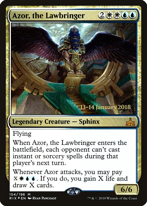 Azor, the Lawbringer (154s) [Rivals of Ixalan Promos]