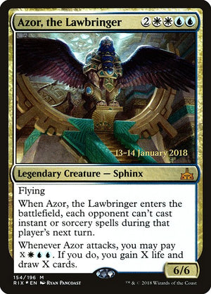 Azor, the Lawbringer (154s) [Rivals of Ixalan Promos]