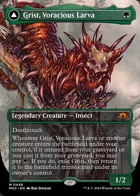 Grist, Voracious Larva // Grist, the Plague Swarm (446) [Modern Horizons 3]