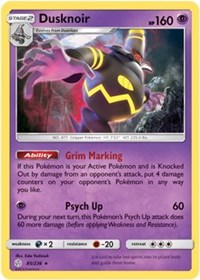 Dusknoir - 85/236 (Prerelease Kit Exclusive) (085/236) [Deck Exclusives]