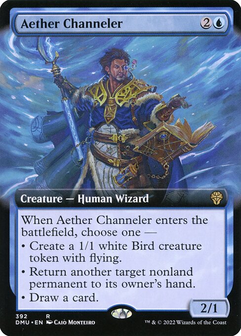 Aether Channeler (392) [Dominaria United] [Extended Art]