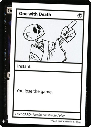 One With Death [Mystery Booster: Convention Edition Exclusives]