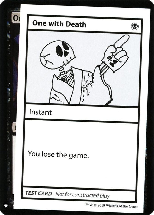 One With Death [Mystery Booster: Convention Edition Exclusives]