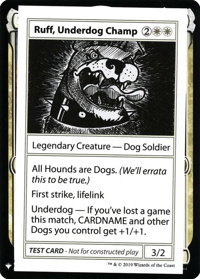 Ruff, Underdog Champ [Mystery Booster: Convention Edition Exclusives]