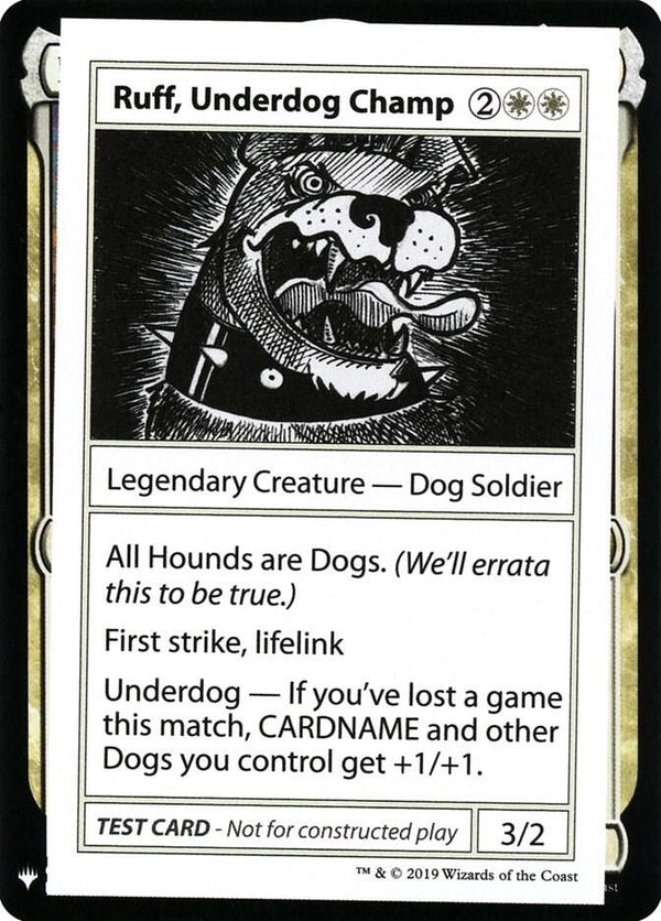 Ruff, Underdog Champ [Mystery Booster: Convention Edition Exclusives]