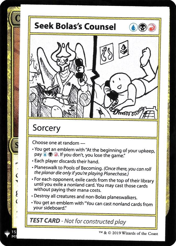 Seek Bolas's Counsel [Mystery Booster: Convention Edition Exclusives]