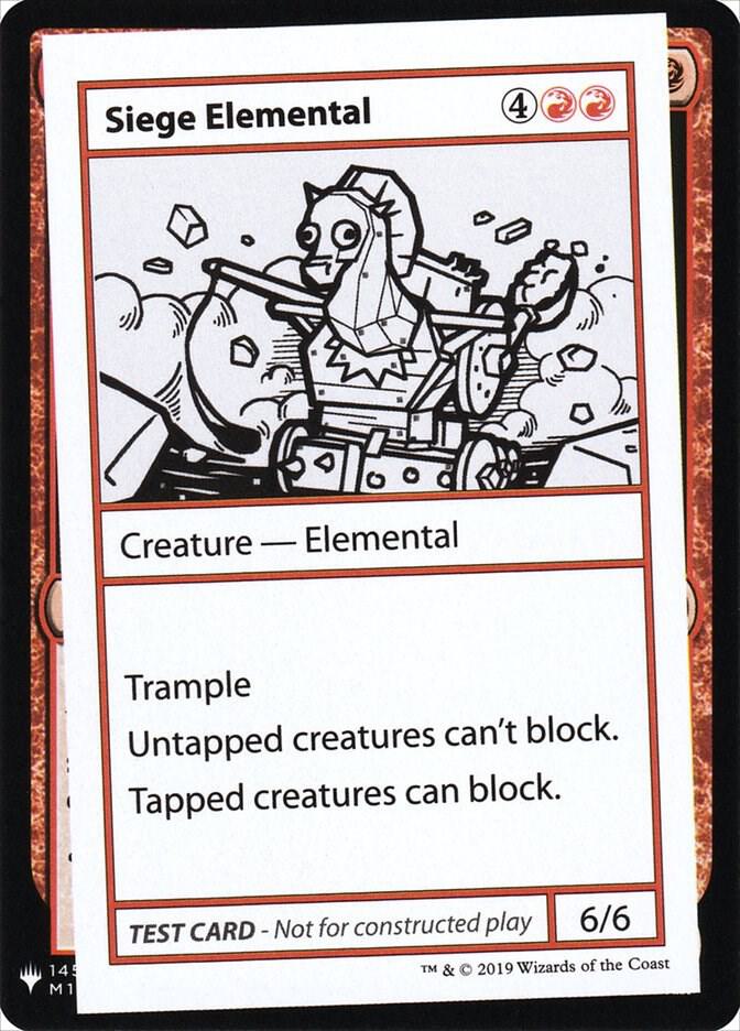 Siege Elemental [Mystery Booster: Convention Edition Exclusives]
