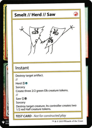 Smelt // Herd // Saw [Mystery Booster: Convention Edition Exclusives]