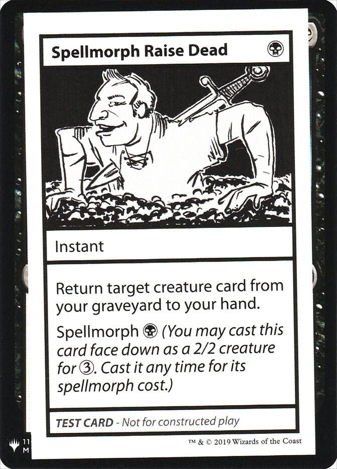 Spellmorph Raise Dead [Mystery Booster: Convention Edition Exclusives]
