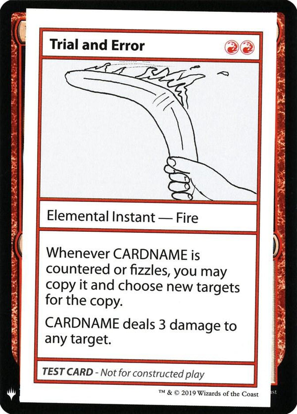 Trial and Error [Mystery Booster: Convention Edition Exclusives]