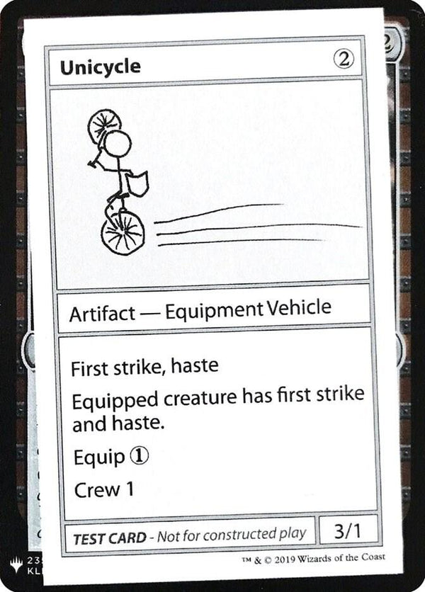 Unicycle [Mystery Booster: Convention Edition Exclusives]