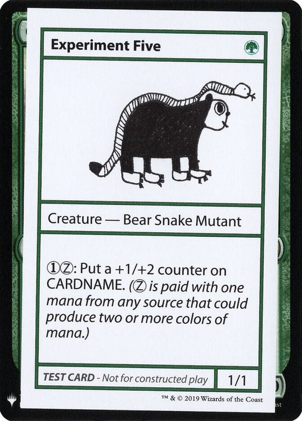 Experiment Five [Mystery Booster: Convention Edition Exclusives]