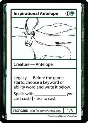 Inspirational Antelope [Mystery Booster: Convention Edition Exclusives]