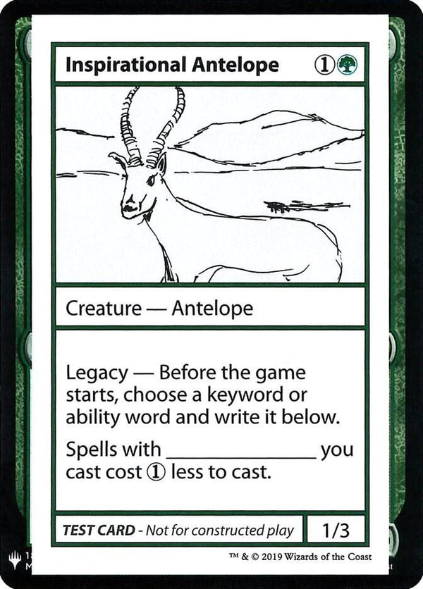 Inspirational Antelope [Mystery Booster: Convention Edition Exclusives]