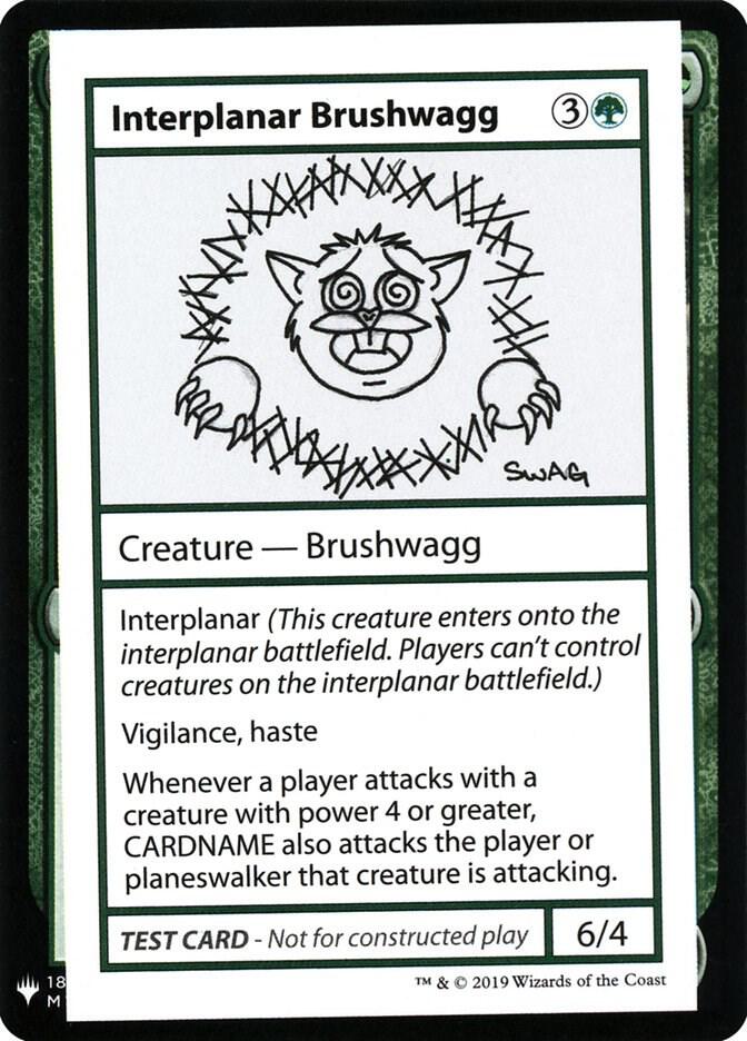 Interplanar Brushwagg [Mystery Booster: Convention Edition Exclusives]