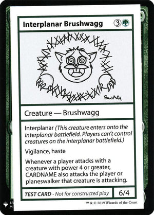 Interplanar Brushwagg [Mystery Booster: Convention Edition Exclusives]